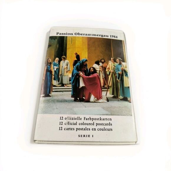 Vintage 1984 Passion Play Oberammergau Postcards – 2 Complete Sets Serie I & II - Picture 1 of 6